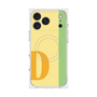 プレミアムスクエアケース with MagSafe［ オリジナル - initial color line - D yellow ］
