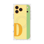 プレミアムスクエアケース with MagSafe［ オリジナル - initial color line - D yellow ］