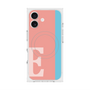 プレミアムスクエアケース with MagSafe［ オリジナル - initial color line - E pink ］