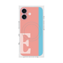 プレミアムスクエアケース with MagSafe［ オリジナル - initial color line - E pink ］