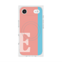 プレミアムスクエアケース with MagSafe［ オリジナル - initial color line - E pink ］