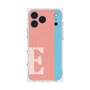 プレミアムスクエアケース with MagSafe［ オリジナル - initial color line - E pink ］