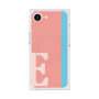 プレミアムスクエアケース with MagSafe［ オリジナル - initial color line - E pink ］