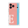 プレミアムスクエアケース with MagSafe［ オリジナル - initial color line - E pink ］