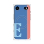 プレミアムスクエアケース with MagSafe［ オリジナル - initial color line - E blue ］