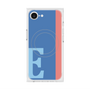 プレミアムスクエアケース with MagSafe［ オリジナル - initial color line - E blue ］