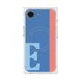プレミアムスクエアケース with MagSafe［ オリジナル - initial color line - E blue ］