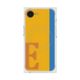 プレミアムスクエアケース with MagSafe［ オリジナル - initial color line - E orange ］