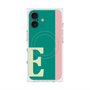 プレミアムスクエアケース with MagSafe［ オリジナル - initial color line - E green ］