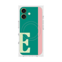 プレミアムスクエアケース with MagSafe［ オリジナル - initial color line - E green ］
