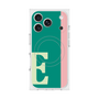 プレミアムスクエアケース with MagSafe［ オリジナル - initial color line - E green ］