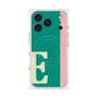 プレミアムスクエアケース with MagSafe［ オリジナル - initial color line - E green ］