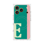 プレミアムスクエアケース with MagSafe［ オリジナル - initial color line - E green ］