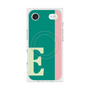 プレミアムスクエアケース with MagSafe［ オリジナル - initial color line - E green ］