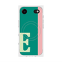 プレミアムスクエアケース with MagSafe［ オリジナル - initial color line - E green ］