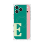 プレミアムスクエアケース with MagSafe［ オリジナル - initial color line - E green ］