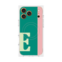 プレミアムスクエアケース with MagSafe［ オリジナル - initial color line - E green ］