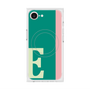 プレミアムスクエアケース with MagSafe［ オリジナル - initial color line - E green ］
