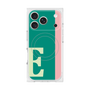 プレミアムスクエアケース with MagSafe［ オリジナル - initial color line - E green ］