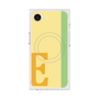 プレミアムスクエアケース with MagSafe［ オリジナル - initial color line - E yellow ］