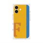 プレミアムスクエアケース with MagSafe［ オリジナル - initial color line - F orange ］