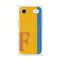 プレミアムスクエアケース with MagSafe［ オリジナル - initial color line - F orange ］
