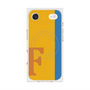 プレミアムスクエアケース with MagSafe［ オリジナル - initial color line - F orange ］