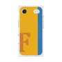 プレミアムスクエアケース with MagSafe［ オリジナル - initial color line - F orange ］