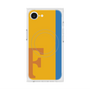 プレミアムスクエアケース with MagSafe［ オリジナル - initial color line - F orange ］