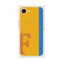 プレミアムスクエアケース with MagSafe［ オリジナル - initial color line - F orange ］