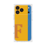 プレミアムスクエアケース with MagSafe［ オリジナル - initial color line - F orange ］