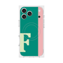 プレミアムスクエアケース with MagSafe［ オリジナル - initial color line - F green ］