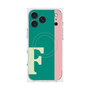 プレミアムスクエアケース with MagSafe［ オリジナル - initial color line - F green ］