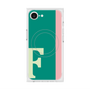プレミアムスクエアケース with MagSafe［ オリジナル - initial color line - F green ］