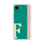 プレミアムスクエアケース with MagSafe［ オリジナル - initial color line - F green ］