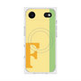 プレミアムスクエアケース with MagSafe［ オリジナル - initial color line - F yellow ］