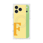 プレミアムスクエアケース with MagSafe［ オリジナル - initial color line - F yellow ］