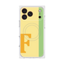 プレミアムスクエアケース with MagSafe［ オリジナル - initial color line - F yellow ］