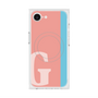 プレミアムスクエアケース with MagSafe［ オリジナル - initial color line - G pink ］