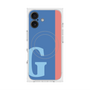プレミアムスクエアケース with MagSafe［ オリジナル - initial color line - G blue ］