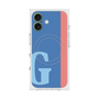 プレミアムスクエアケース with MagSafe［ オリジナル - initial color line - G blue ］