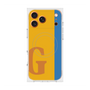 プレミアムスクエアケース with MagSafe［ オリジナル - initial color line - G orange ］