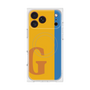 プレミアムスクエアケース with MagSafe［ オリジナル - initial color line - G orange ］