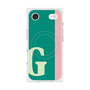 プレミアムスクエアケース with MagSafe［ オリジナル - initial color line - G green ］