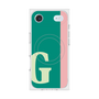 プレミアムスクエアケース with MagSafe［ オリジナル - initial color line - G green ］