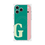プレミアムスクエアケース with MagSafe［ オリジナル - initial color line - G green ］