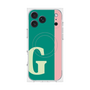 プレミアムスクエアケース with MagSafe［ オリジナル - initial color line - G green ］