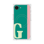 プレミアムスクエアケース with MagSafe［ オリジナル - initial color line - G green ］