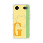 プレミアムスクエアケース with MagSafe［ オリジナル - initial color line - G yellow ］