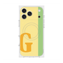 プレミアムスクエアケース with MagSafe［ オリジナル - initial color line - G yellow ］